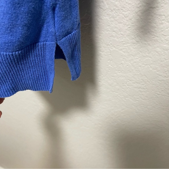 Merona Blue Scoopneck Quarter Sleeves Size XL - Picture 6 of 6